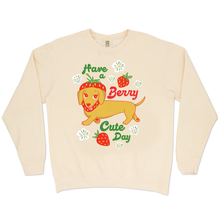 berry cute unisex crew sweatshirt - bean goods