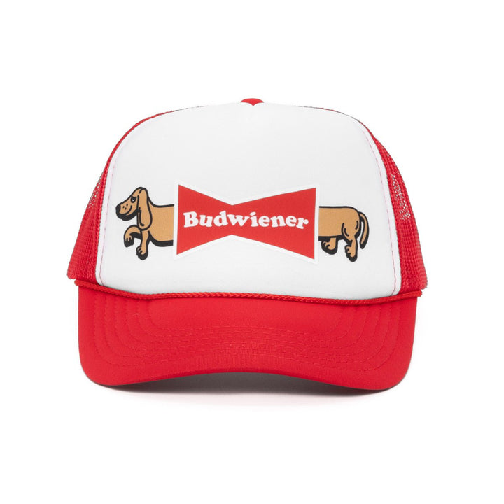 budwiener trucker hat & koozie bundle - bean goods