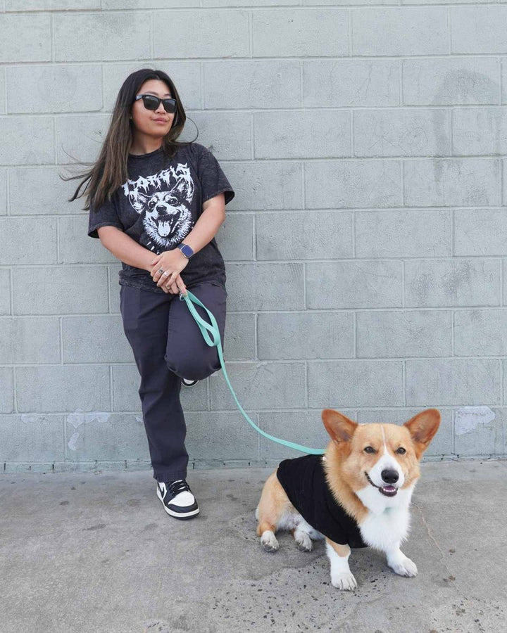 corgi unisex tee | midnight mineral wash - bean goods