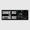 crankin’ hogs bumper sticker
