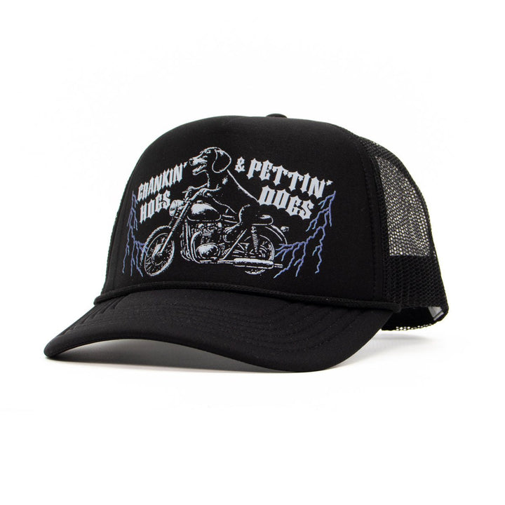 crankin’ hogs trucker hat - bean goods