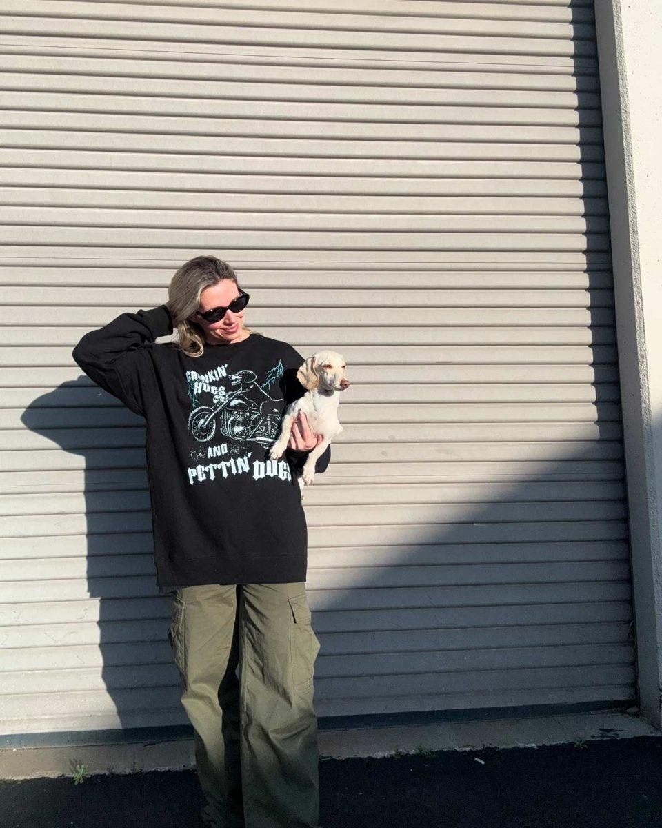 crankin’ hogs unisex crew - bean goods