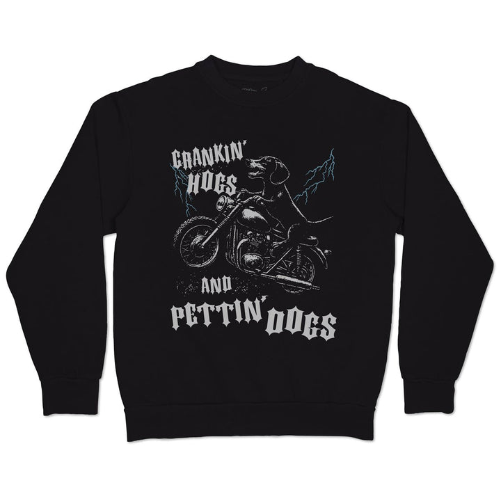 crankin’ hogs unisex crew - bean goods