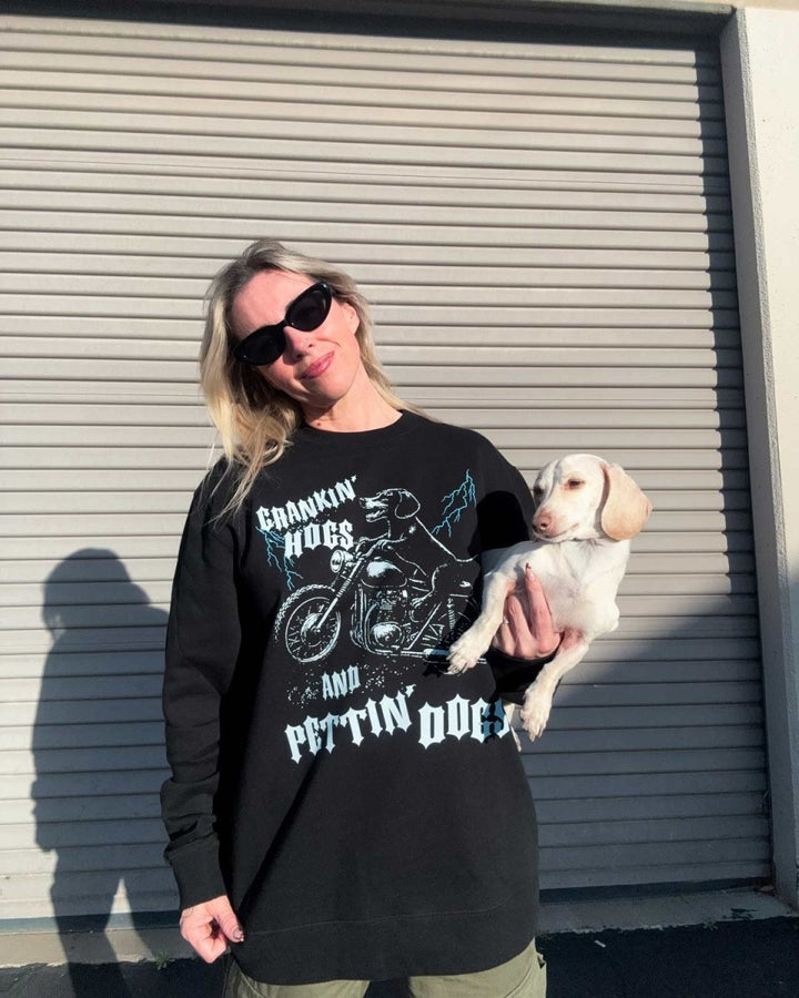 crankin’ hogs unisex crew - bean goods