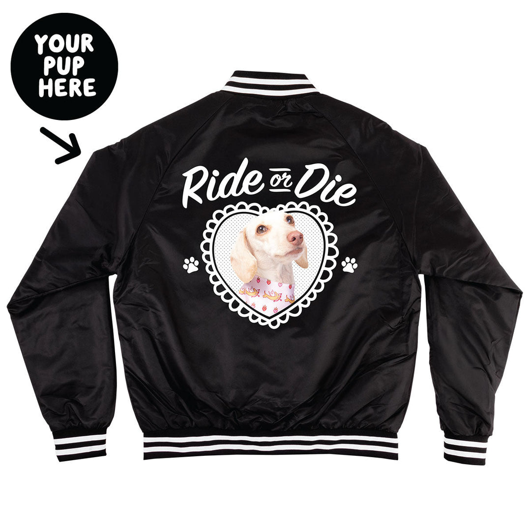 custom ride or die jacket - bean goods