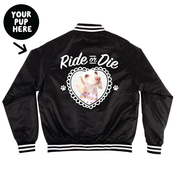 custom ride or die jacket - bean goods