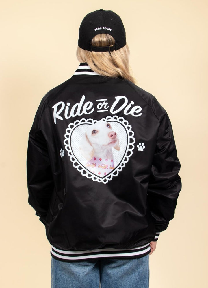 custom ride or die jacket - bean goods