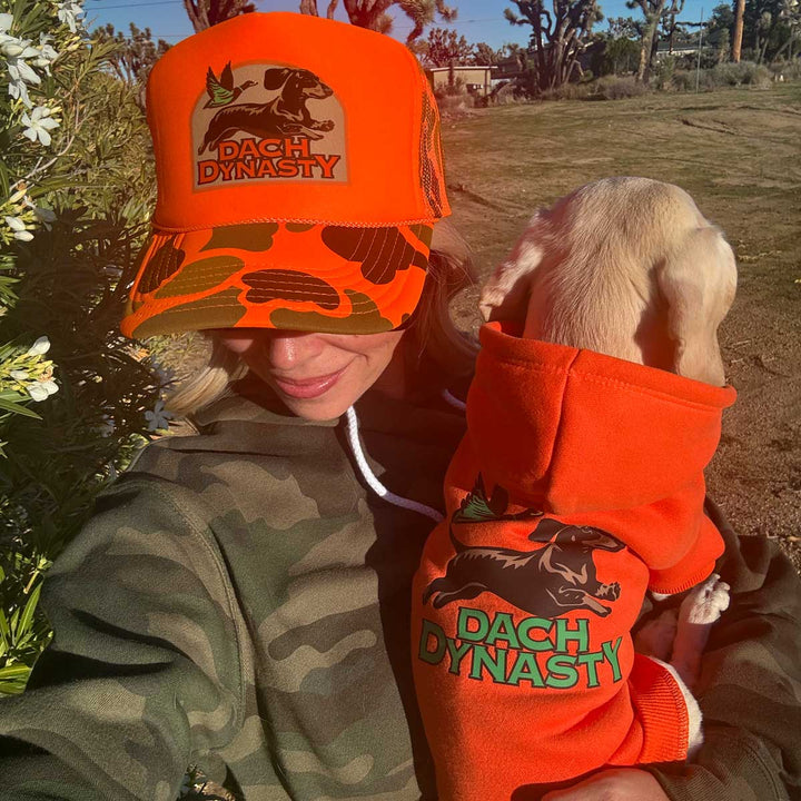 dach dynasty hat | orange camo - bean goods