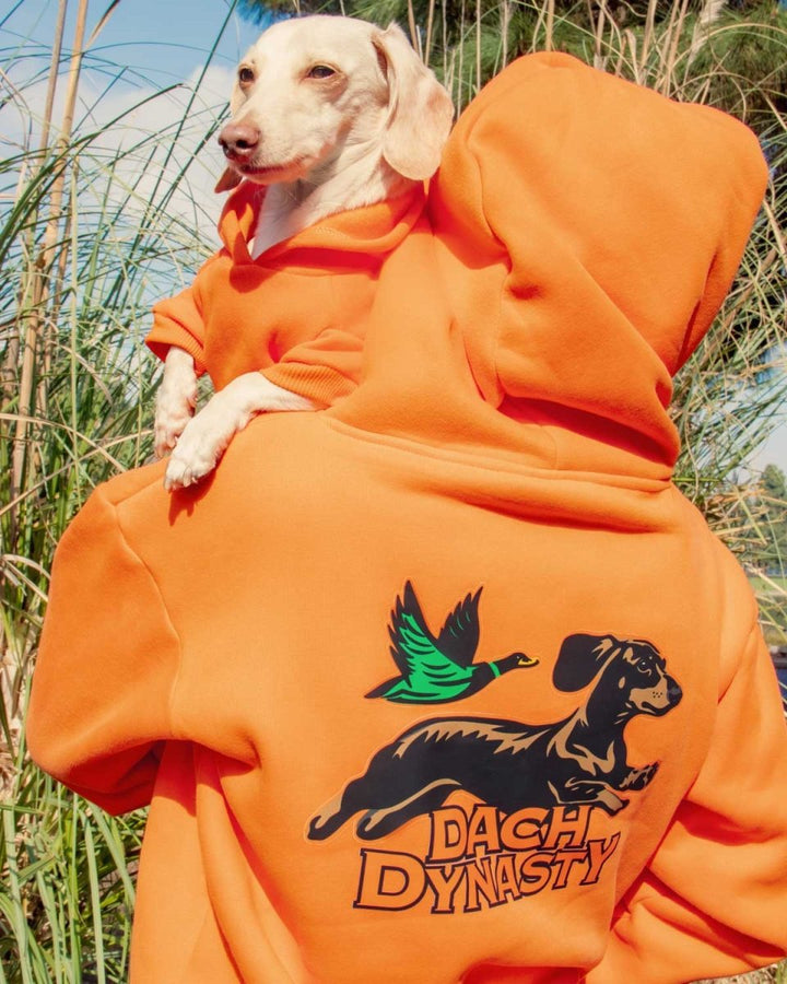 dach dynasty unisex hoodie | hunter orange - bean goods