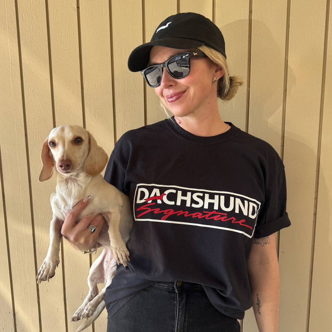 dachshund signature unisex tee - bean goods