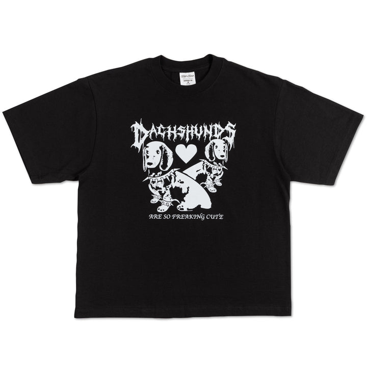 dachshunds are cute oversized boxy tee - bean goods