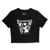 dachshunds are cute ribbed cropped tee