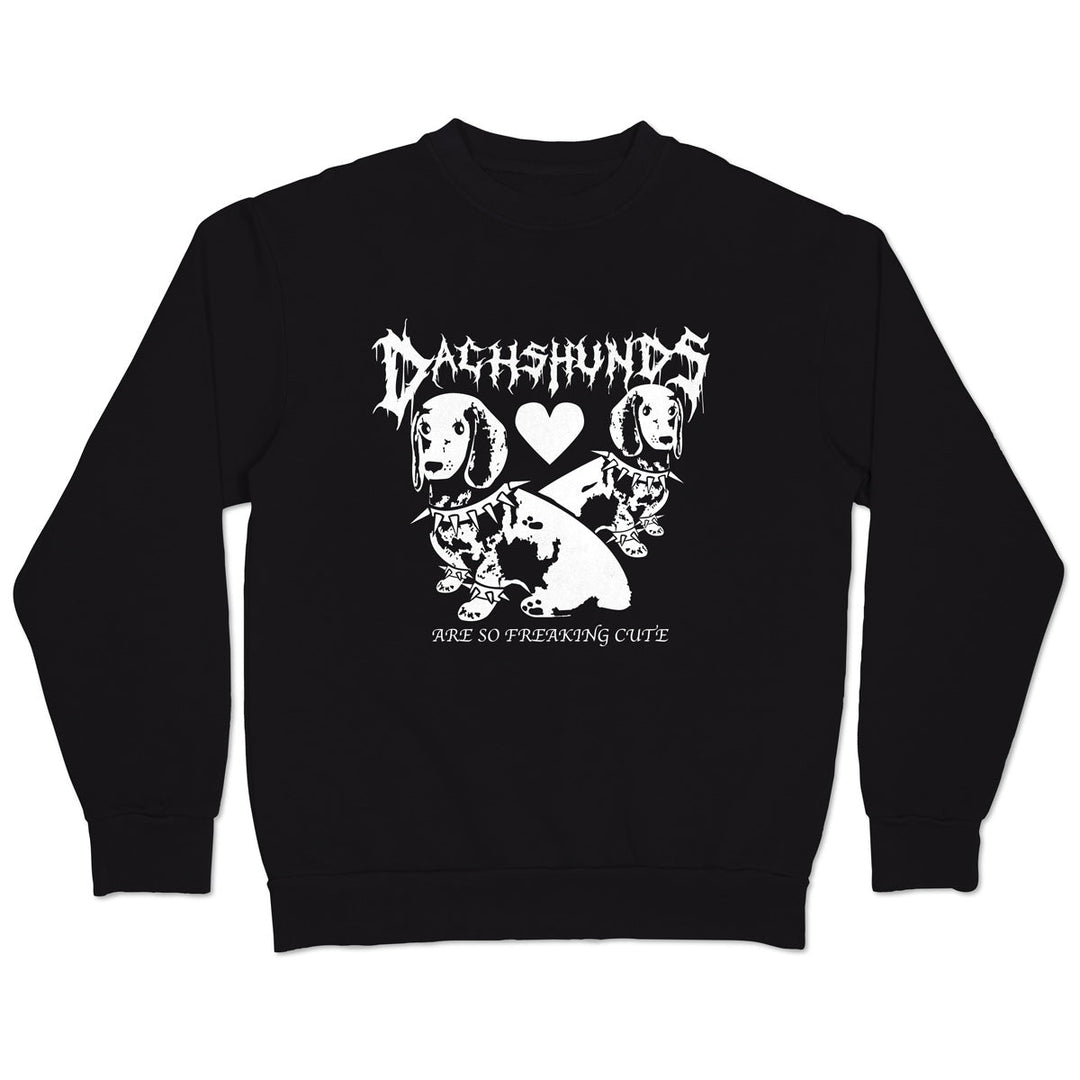 dachshunds are cute unisex crew sweatshirt - bean goods