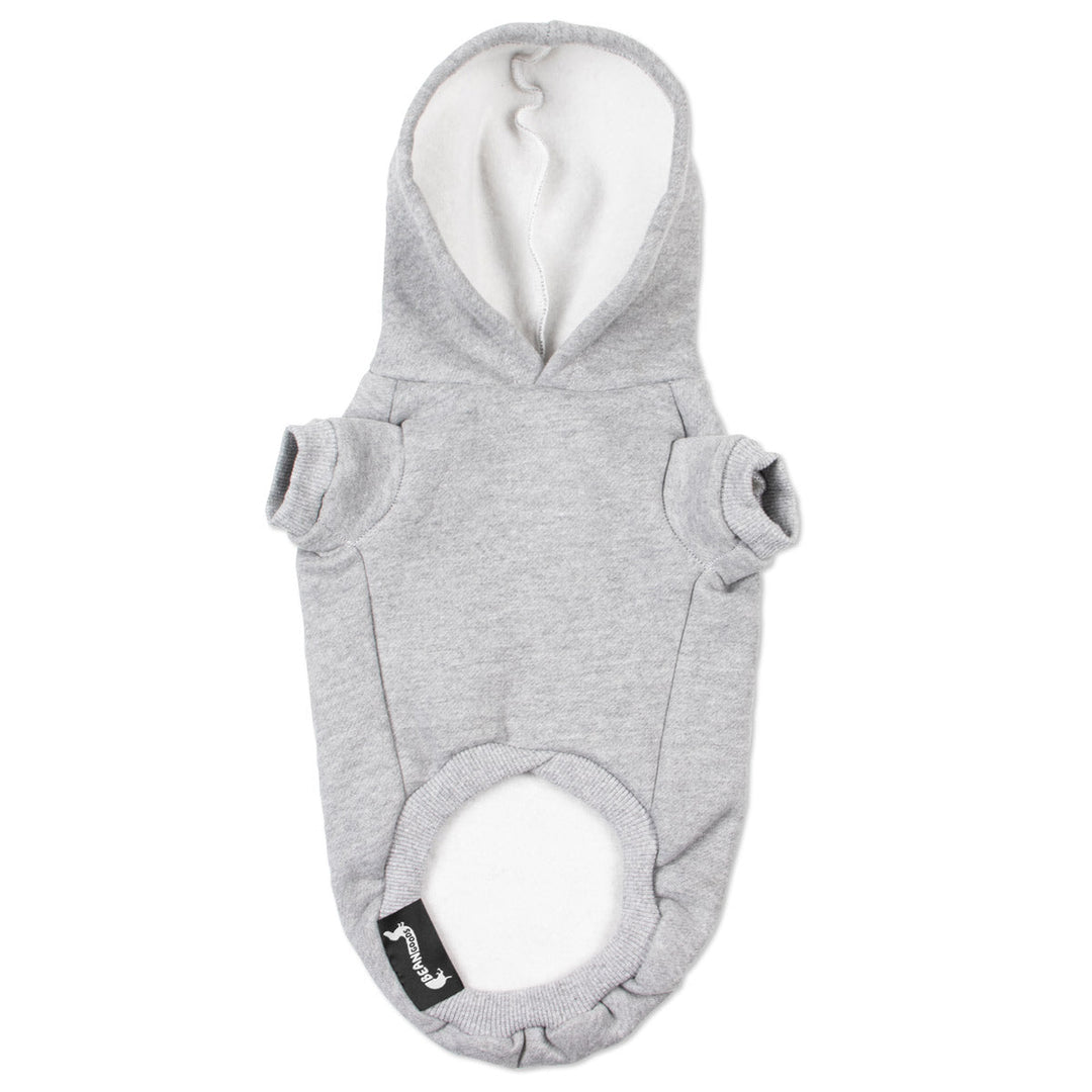 doxie hoodie | heather grey - bean goods