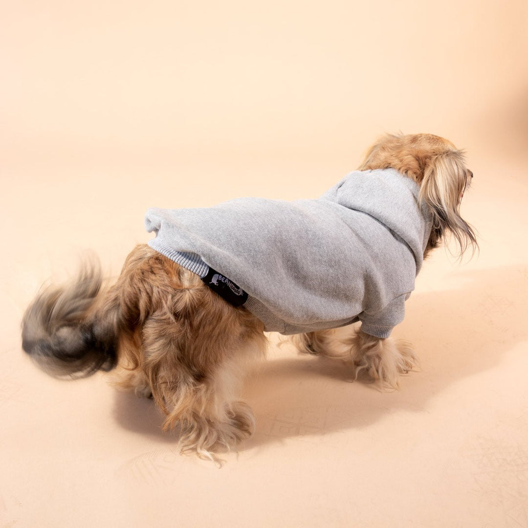 doxie hoodie | heather grey - bean goods