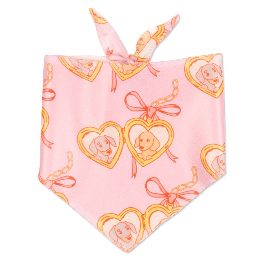 doxie locket bandana - bean goods