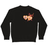 doxie locket unisex crew sweatshirt