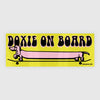 doxie on board bumper sticker