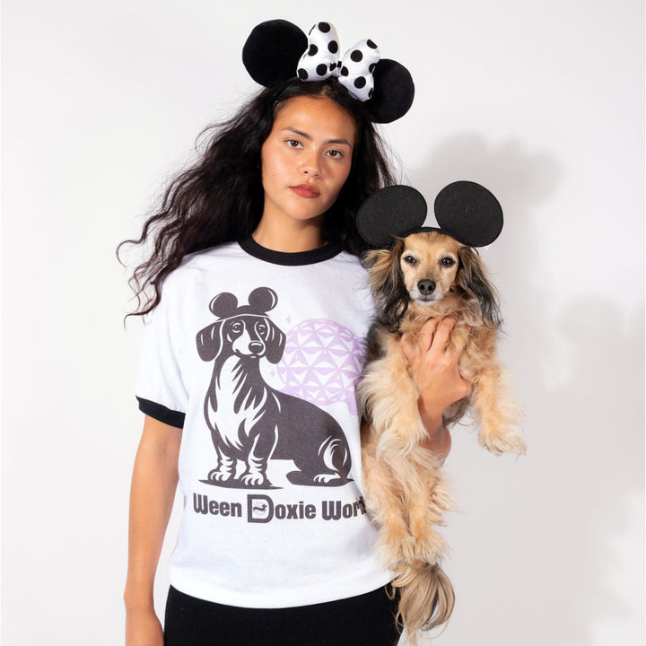 doxie world unisex ringer tee - bean goods