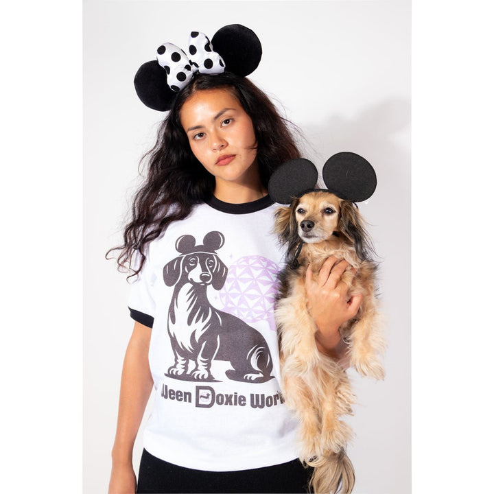 doxie world unisex ringer tee - bean goods