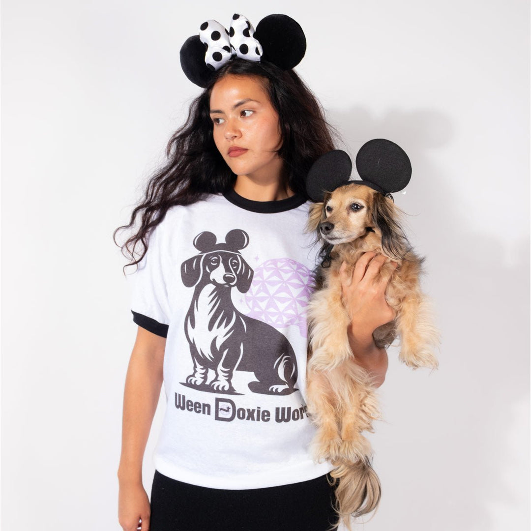 doxie world unisex ringer tee - bean goods