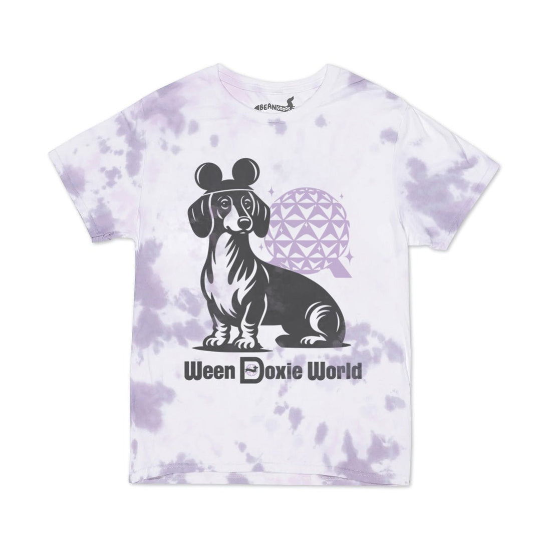 doxie world unisex tie - dye tee - bean goods