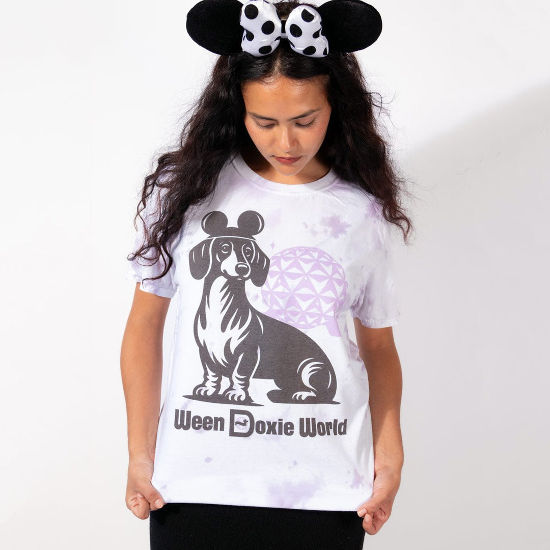 doxie world unisex tie - dye tee - bean goods