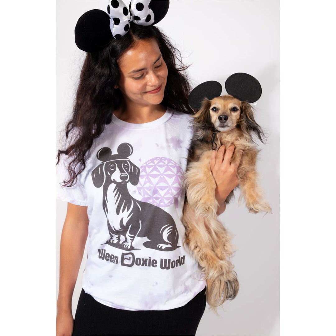 doxie world unisex tie - dye tee - bean goods