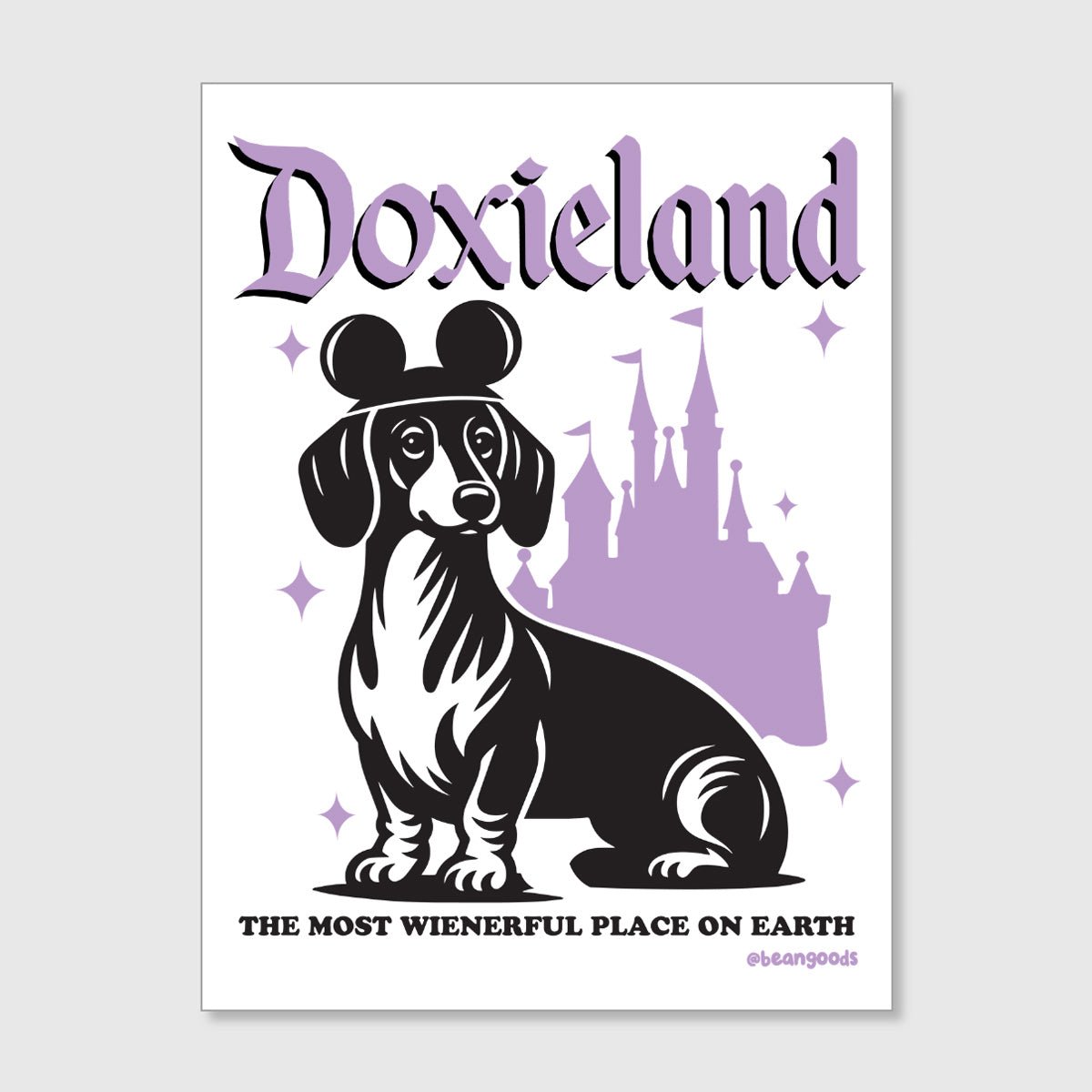 doxieland sticker - bean goods