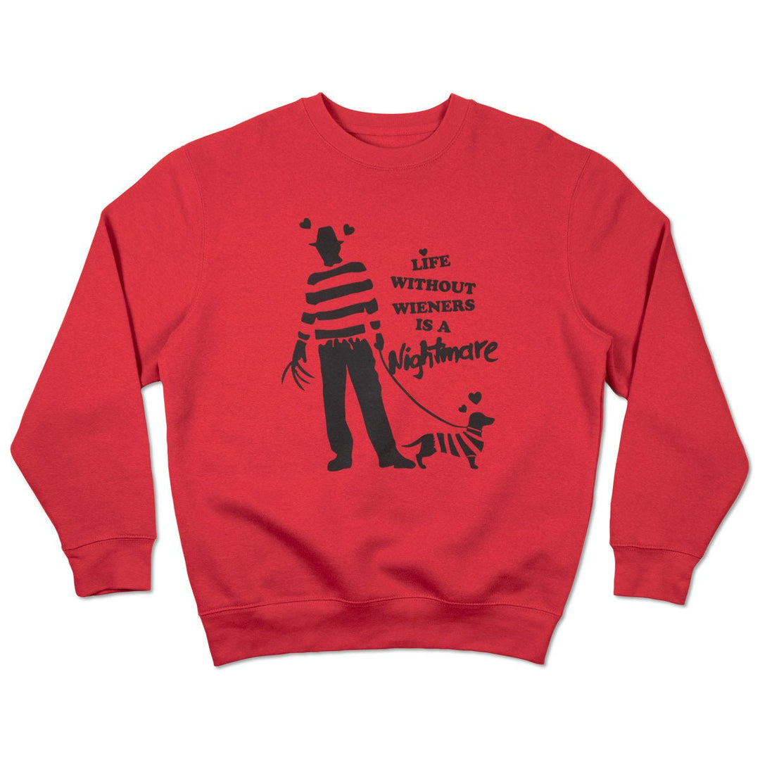 freddy wiener unisex crew sweatshirt | krueger crimson - bean goods