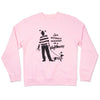 freddy wiener unisex crew sweatshirt | slashberry pink