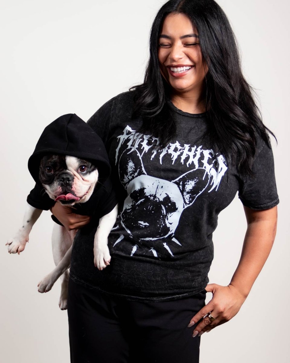 frenchie unisex tee | midnight mineral wash - bean goods