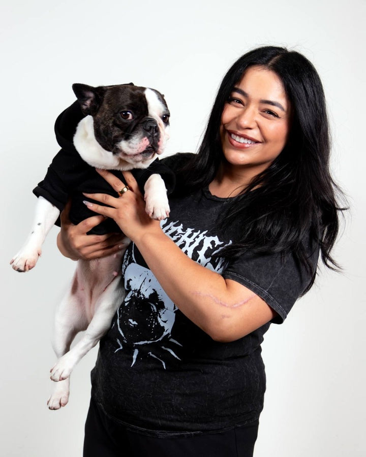 frenchie unisex tee | midnight mineral wash - bean goods