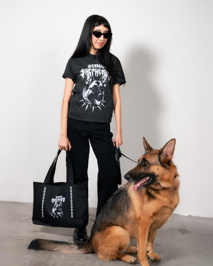 german shepherd unisex tee | midnight mineral wash - bean goods