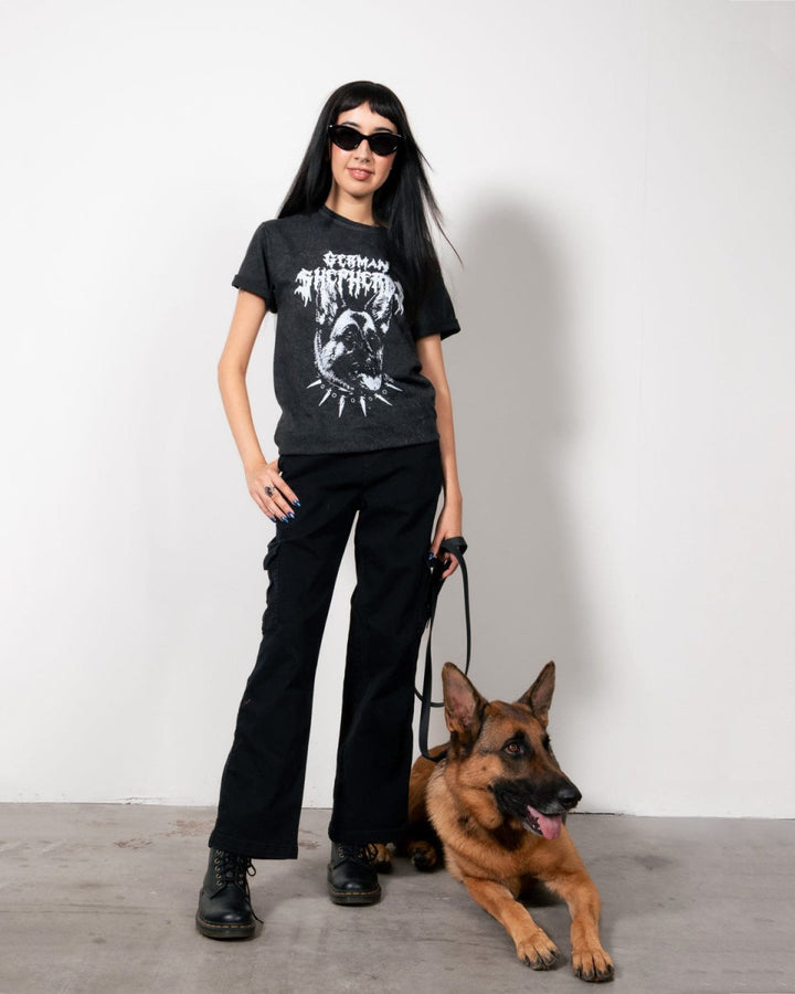german shepherd unisex tee | midnight mineral wash - bean goods