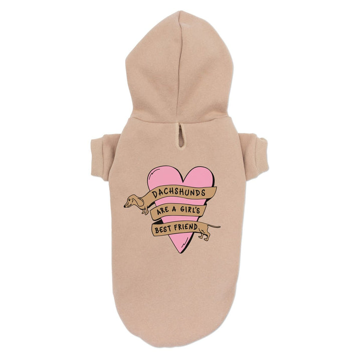 girl’s best friend doxie hoodie - bean goods