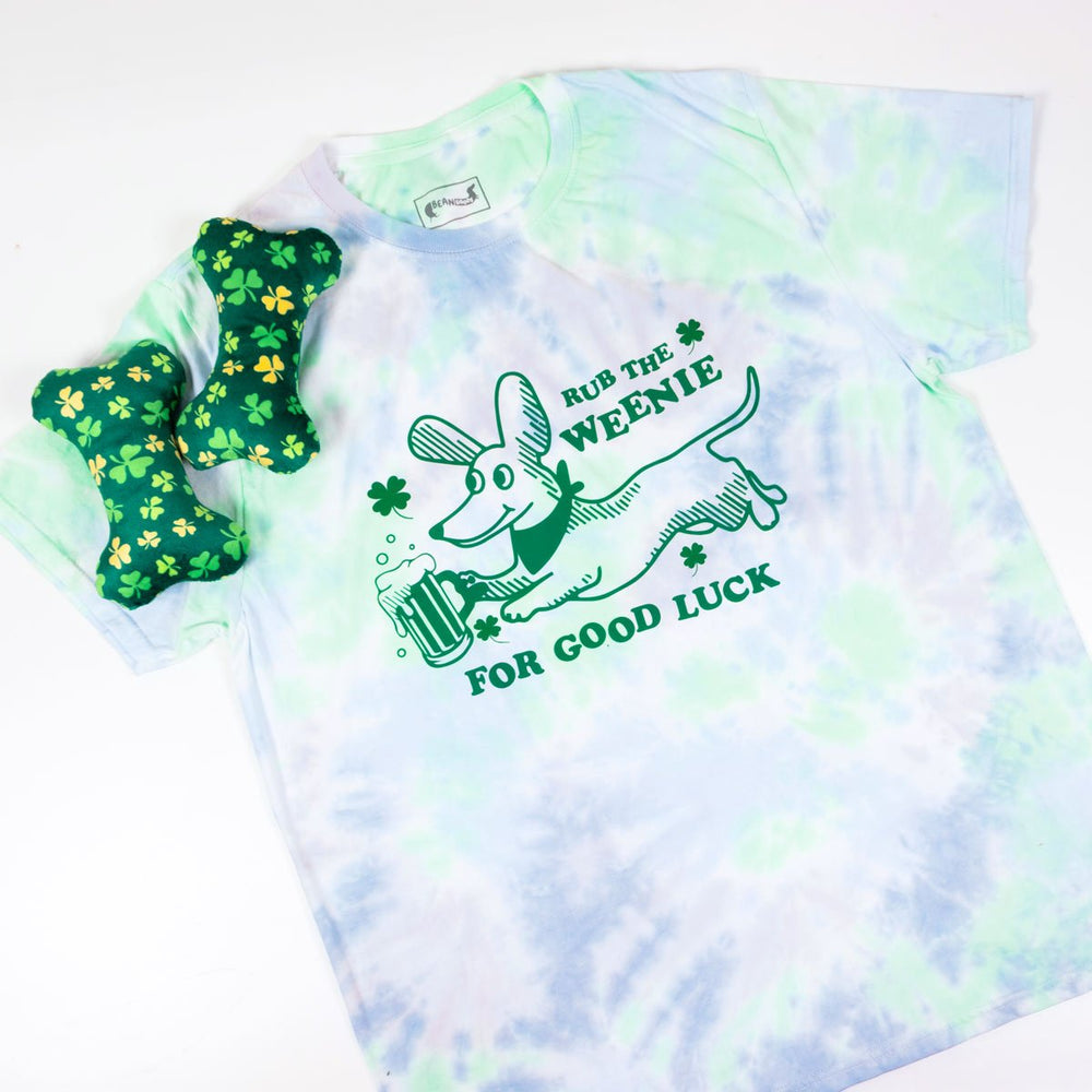 good luck unisex tie - dye tee - bean goods