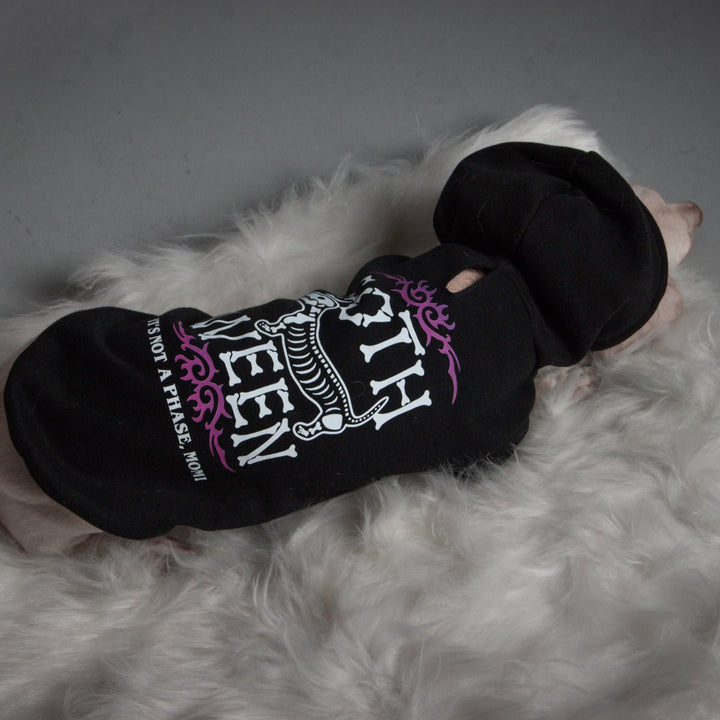 goth ween doxie hoodie - bean goods