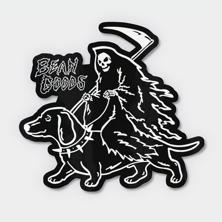 grim reaper sticker - bean goods