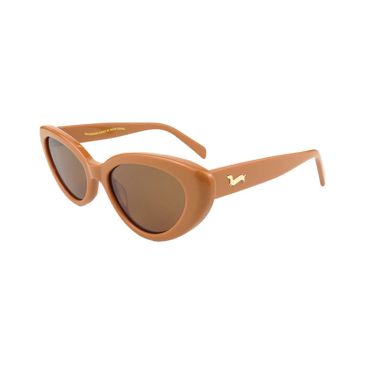 haute dog eyes dachsunglasses - caramel - bean goods