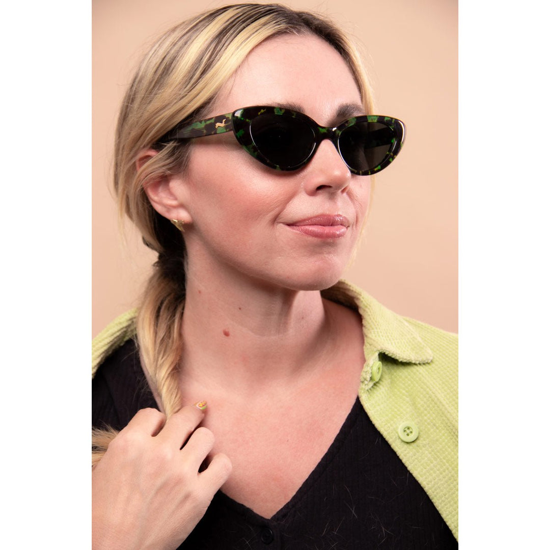 haute dog eyes dachsunglasses - jade tort - bean goods
