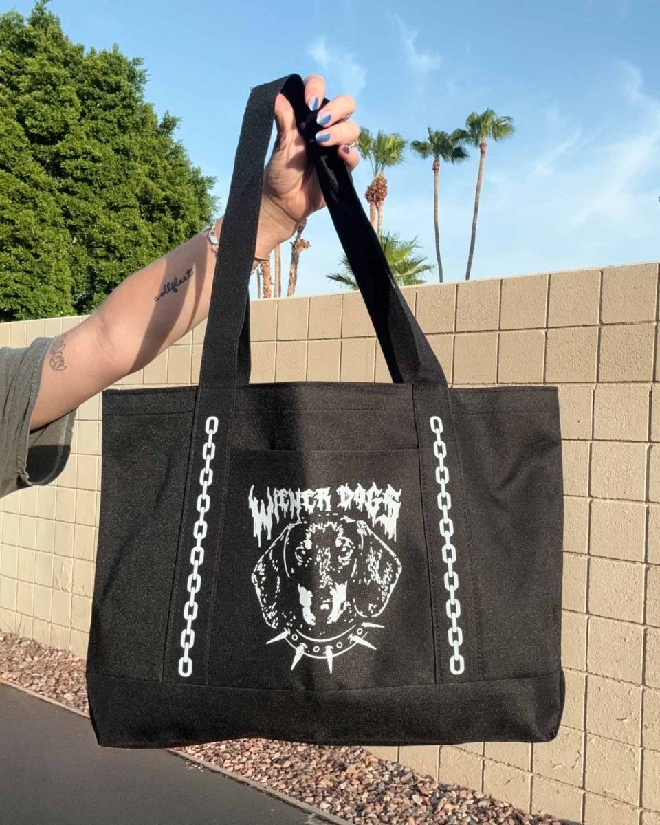 heavy metal hounds tote - bean goods