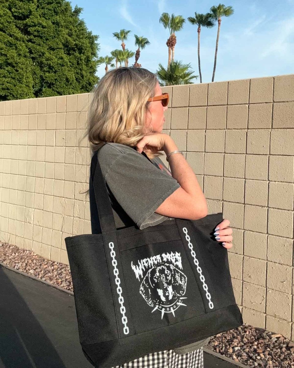 heavy metal hounds tote - bean goods
