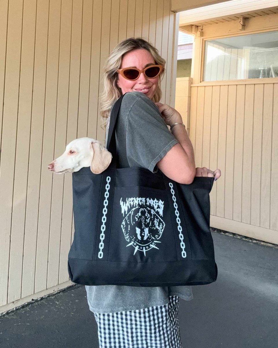 heavy metal hounds tote - bean goods