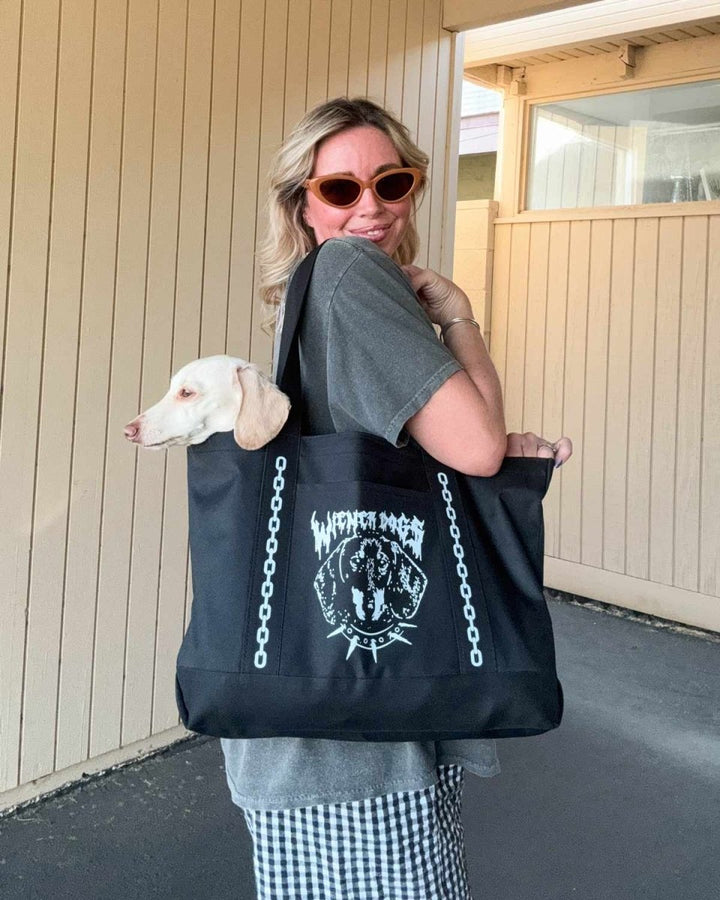 heavy metal hounds tote - bean goods