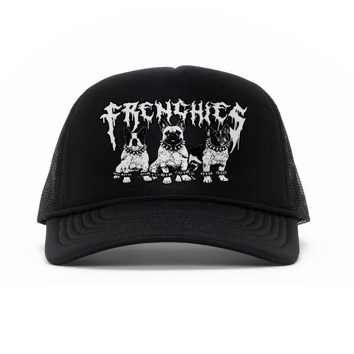 heavy metal hounds trucker hat | frenchie - bean goods