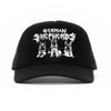 heavy metal hounds trucker hat | german shepherd