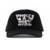 heavy metal hounds trucker hat | poodle