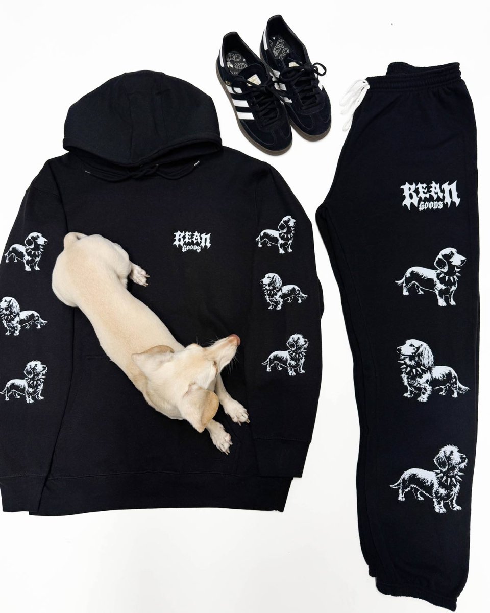 heavy metal hounds unisex hoodie - bean goods