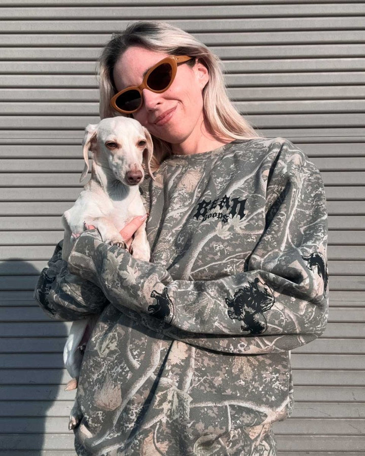 heavy metal hounds unisex hoodie | camo crew - bean goods